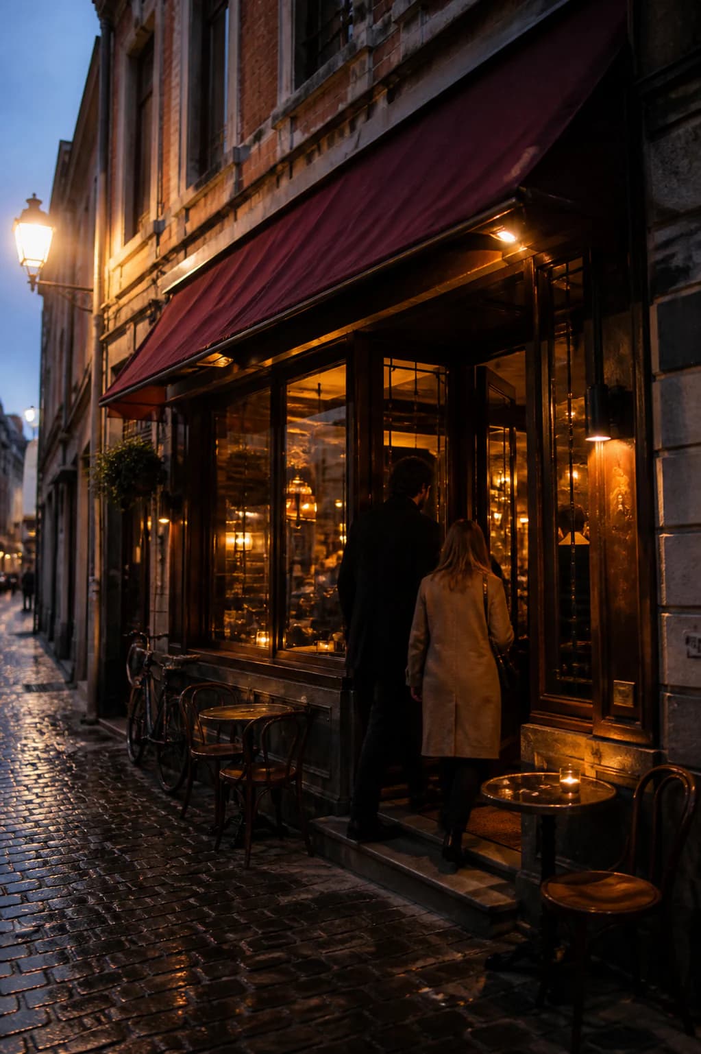Façade d’un restaurant présentée dans la démonstration