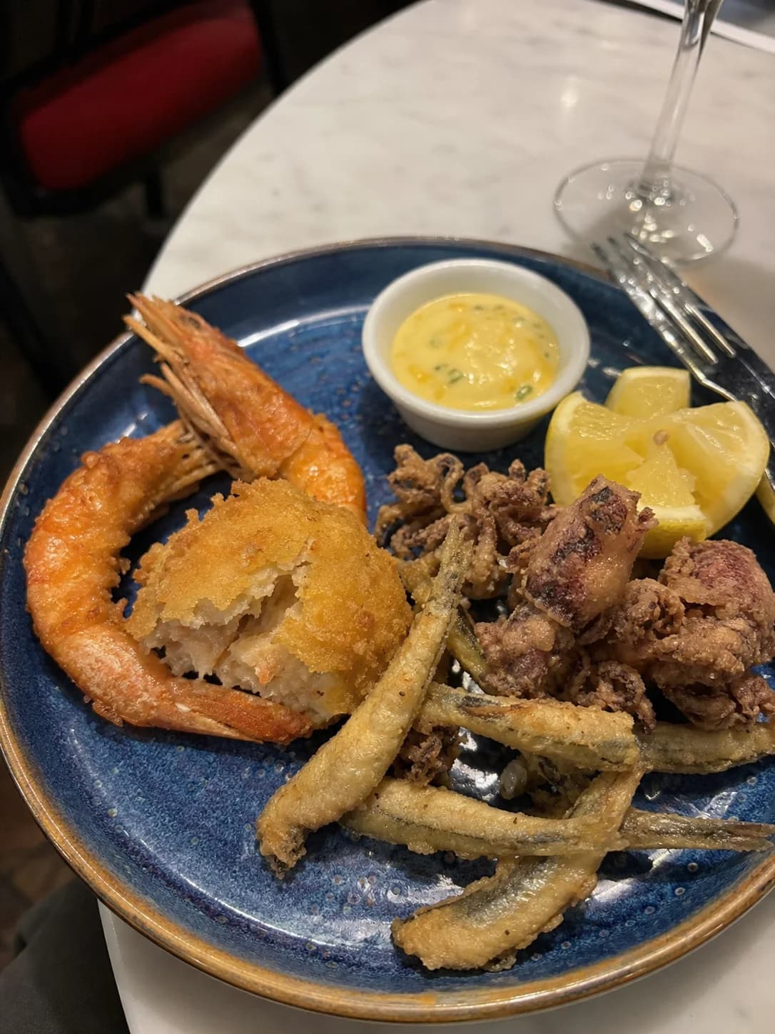 Friture de la mer à partager