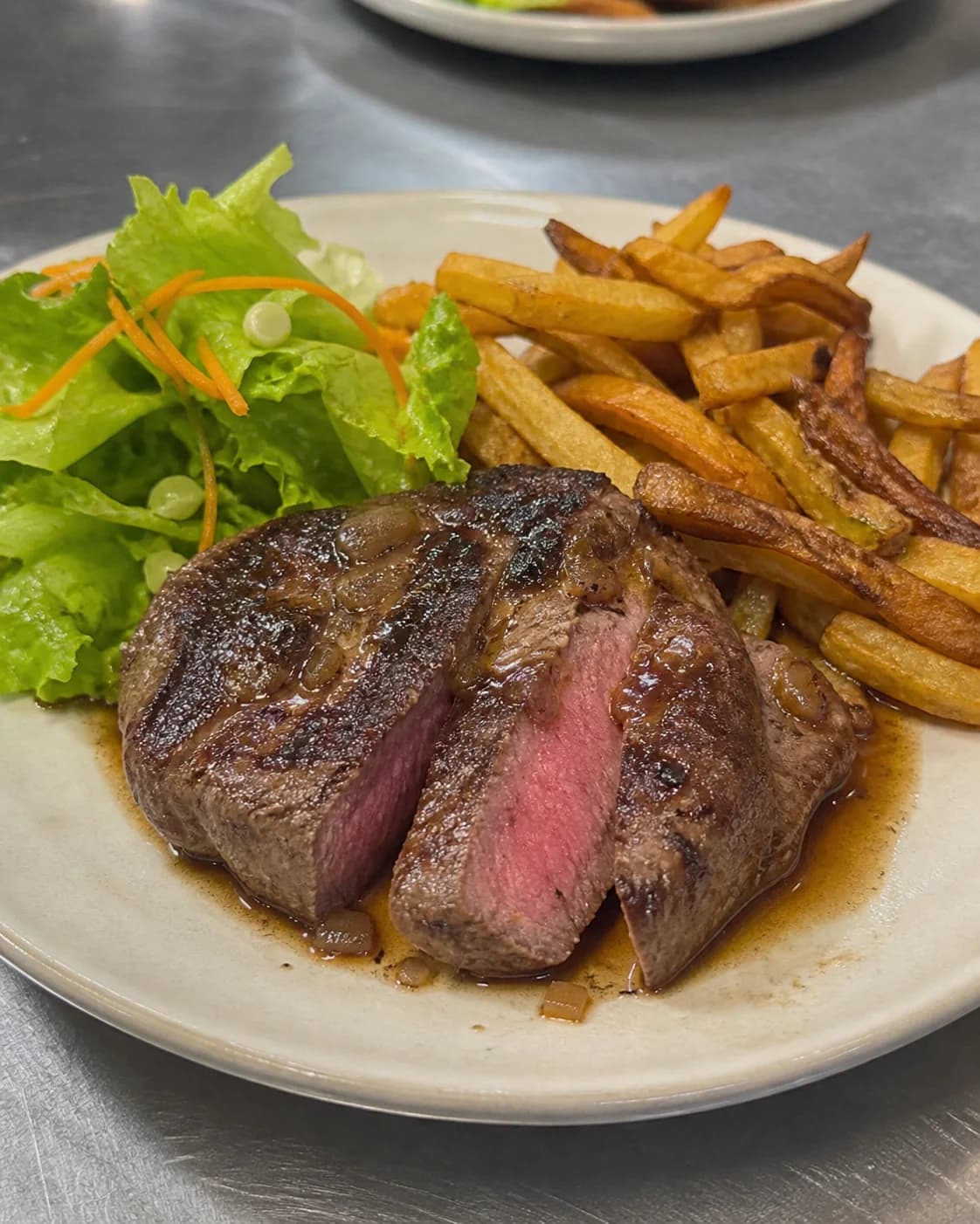 Pavé de bœuf grillé